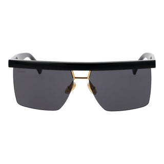 Gafas de sol negras de acero inoxidable