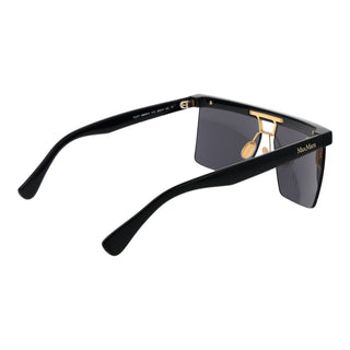Gafas de sol negras de acero inoxidable