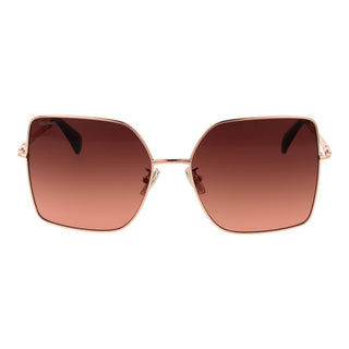 Gafas de sol de metal color oro rosa