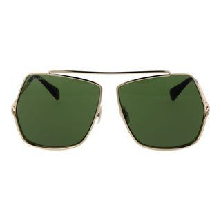 Goldene Metallsonnenbrille
