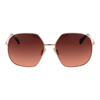 Roségold-Metallsonnenbrille