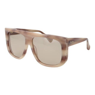 Beige Azetat-Sonnenbrille