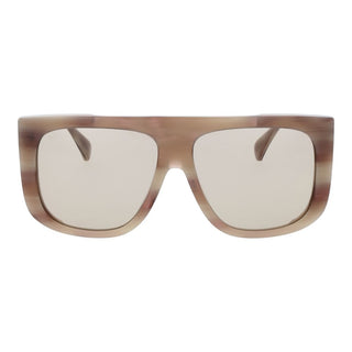 Beige Azetat-Sonnenbrille