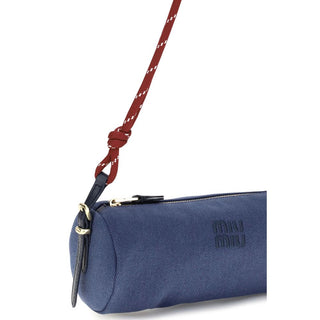 Blue Cotton Shoulder Bag