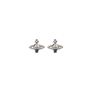 Gray Brass Earrings