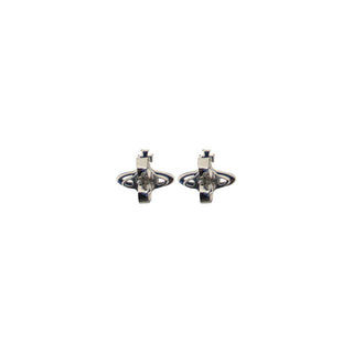 Gray Brass Earrings
