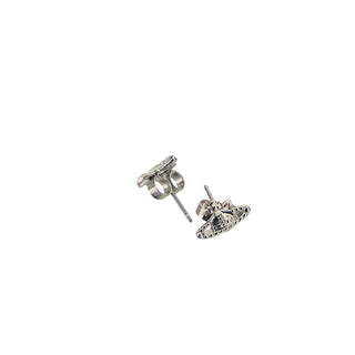 Gray Brass Earrings