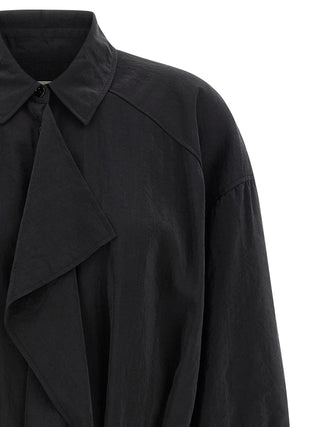 Black Silk Midi Dress