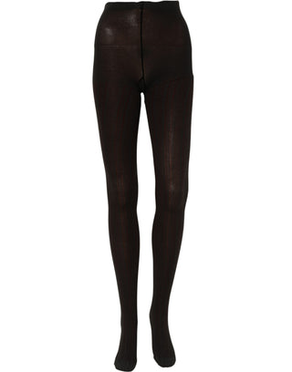 Socks Black Wool Tights Stocking Pantyhose One Size