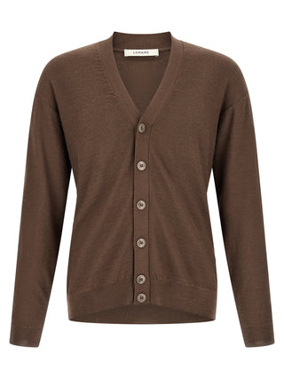 Brown Wool Cardigan