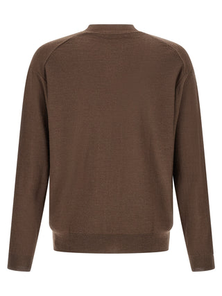 Brown Wool Cardigan