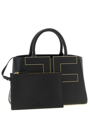 Black Polyester Tote Bag