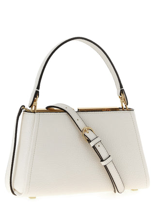 White Polyester Handbag