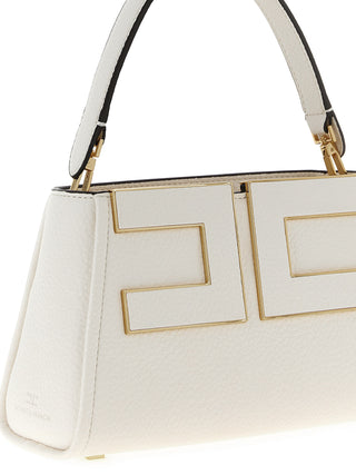 White Polyester Handbag