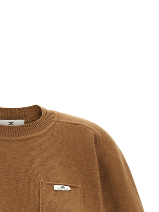 Brown Wool Sweatshirt