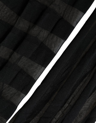 Black Nylon Stripes Tights Stockings Pantyhose Socks