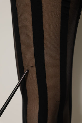 Black Stripes Tights Stockings Pantyhose Socks
