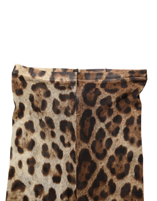 Brown Leopard Nylon Tights Stocking Pantyhose Socks