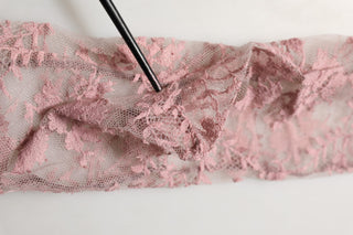 Pink Floral Lace Tights Stockings Pantyhose Socks