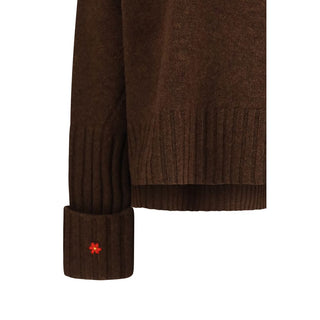 Brown Wool Oves Aries Sweatshirt