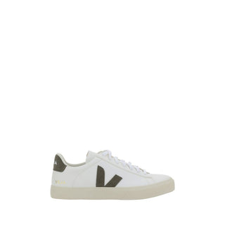 White Calf Leather Bos Taurus Low Top Sneakers
