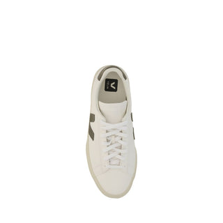 White Calf Leather Bos Taurus Low Top Sneakers