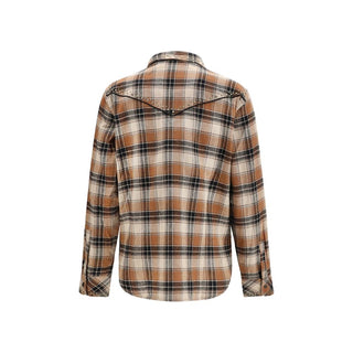 Brown Cotton Shirt