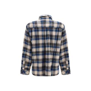 Blue Cotton Pattern Shirt