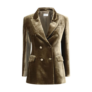 Brown Viscose Blazer