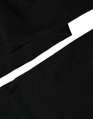 Black 100% Nylon Thigh High Stockings Socks
