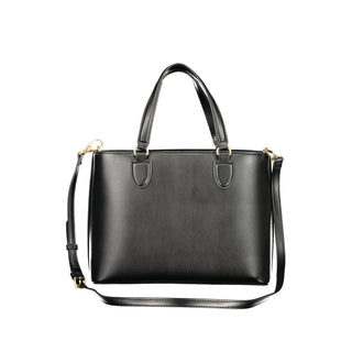 Black Polyurethane Women's Bag