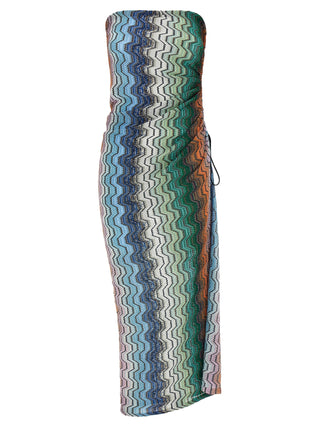 Multicolor Viscose Casual Dress
