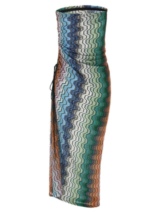 Multicolor Viscose Casual Dress