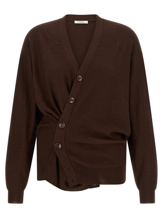 Bordeaux Wool Cardigan