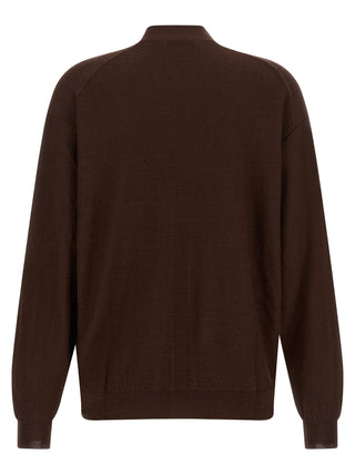 Bordeaux Wool Cardigan