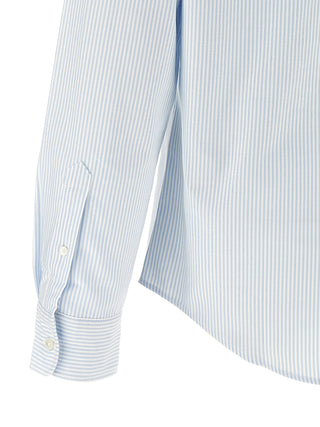 Blusa de algodón azul