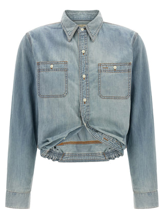Blue Cotton Blouse