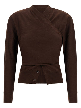 Bordeaux Wool Cardigan