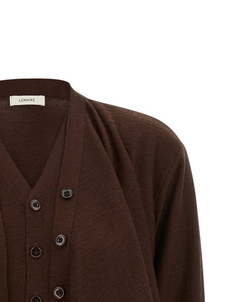 Bordeaux Wool Cardigan