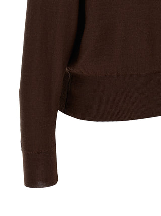 Bordeaux Wool Cardigan