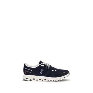 Black Recycled Polyester Athletic Sneakers