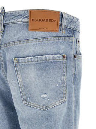 Blue Cotton Jeans Denim