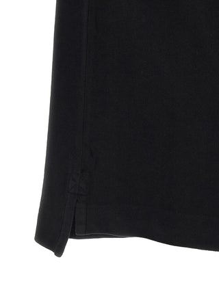 Black Cotton Polo Shirt