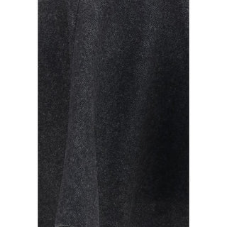 Gray Wool Oves Aries Midi Skirt