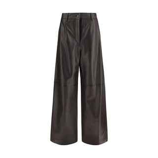 Brown Leather Pants