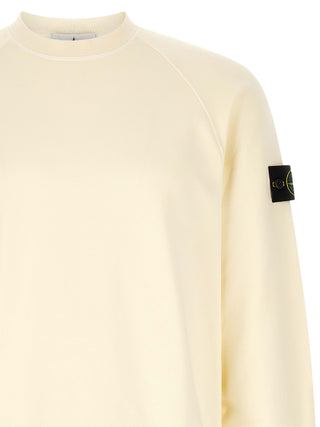 White Cotton Sweatshirt