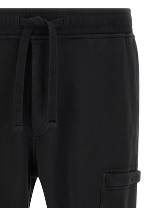 Black Cotton Joggers (Workout Pants)
