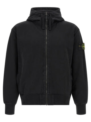 Black Cotton Sweatshirt