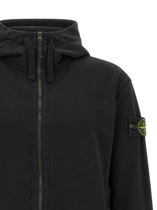 Black Cotton Sweatshirt