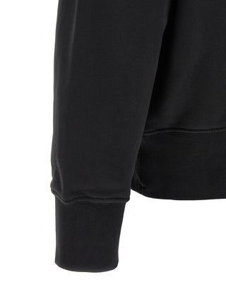 Black Cotton Sweatshirt